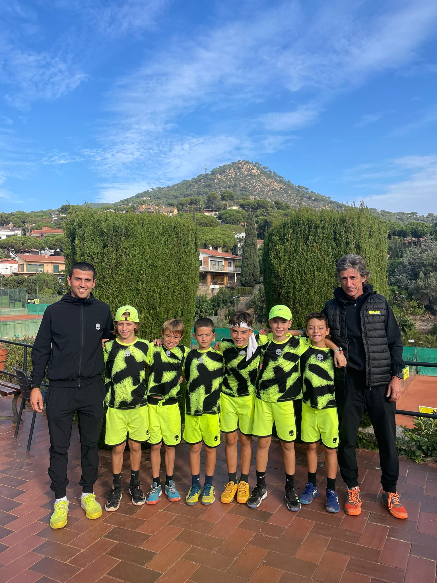 Equipo CT Cabrils Tennis Point Campeones de Cataluña benjamín masculino 2022|MBA Tennis Academy