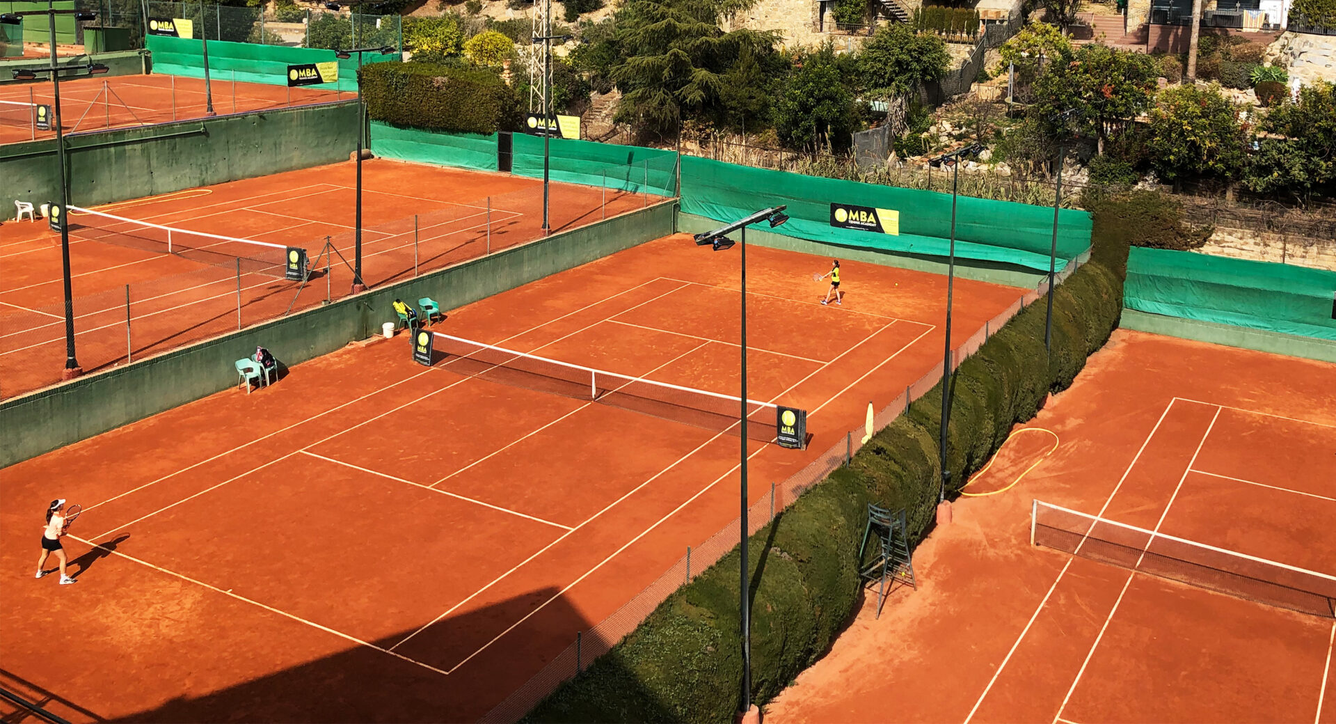 Slider Campus MBA Tennis Academy - pistas de tenis